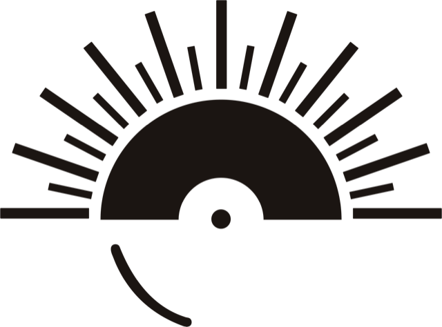 Solara Sounds pictorial mark in Warm Black